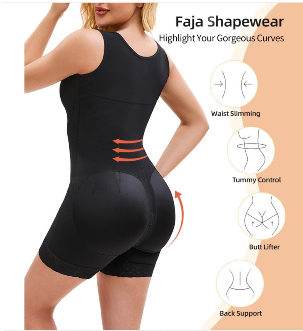 Snatched Waist Sculpt Bodysuit – Tummy Control & Lifted Curves