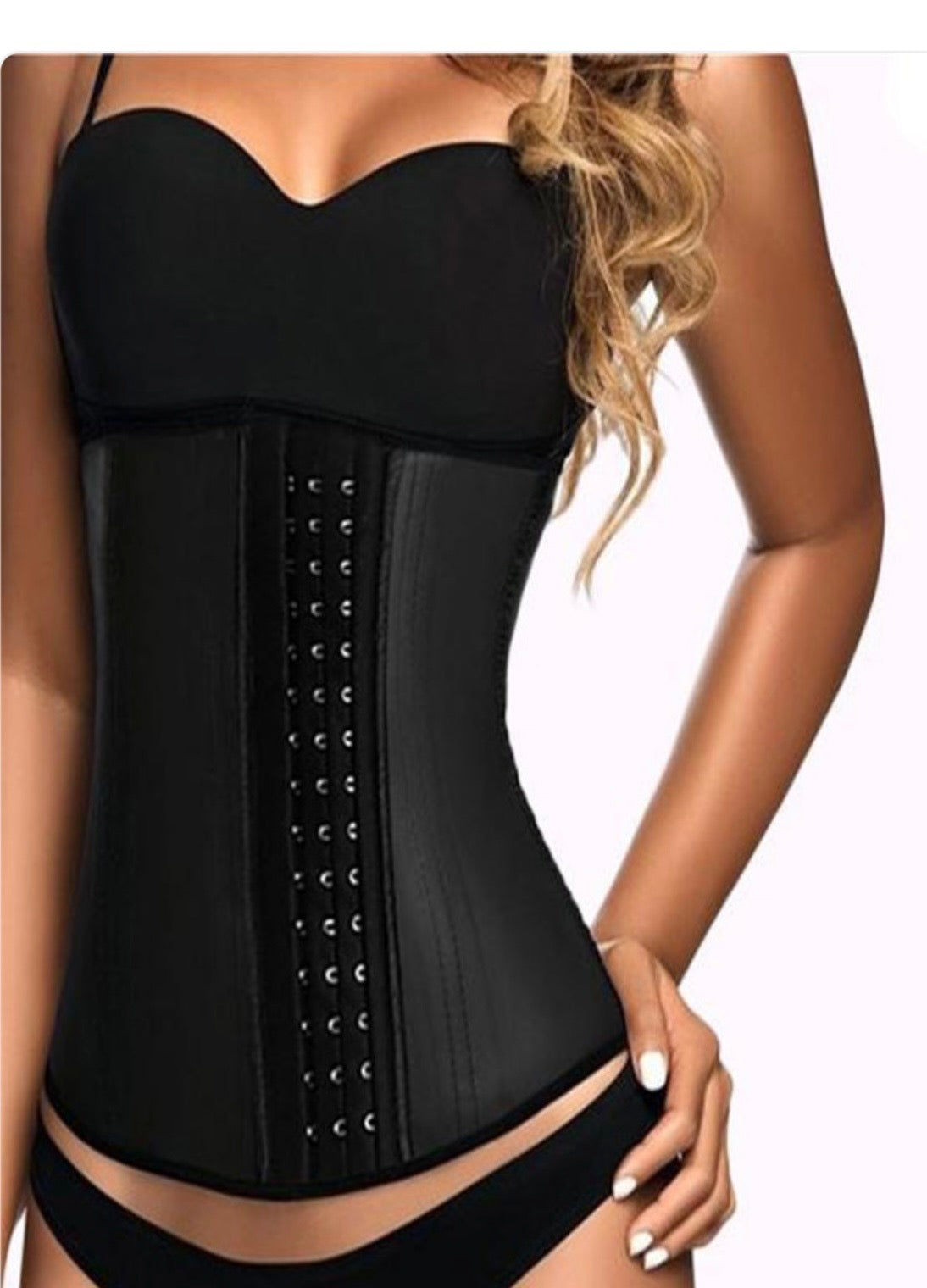 Snatched Waist Trainer Corset – Adjustable Compression Belt